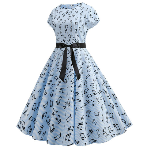 Image of 1950's Bowknot Vintage Cocktail Party Dress - Itopfox