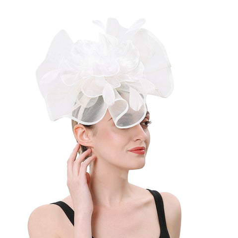 Image of Bridal  Cocktail Fascinators Derby Hat - Itopfox