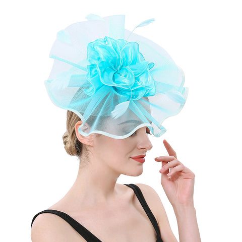 Image of Bridal  Cocktail Fascinators Derby Hat - Itopfox