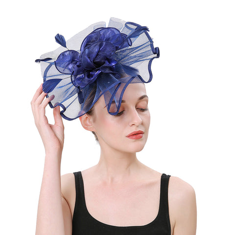 Image of Bridal  Cocktail Fascinators Derby Hat - Itopfox