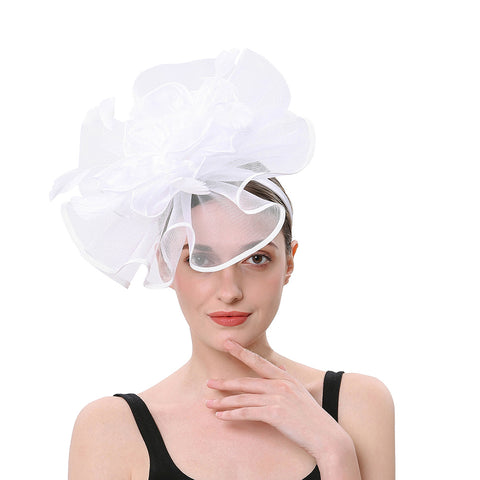 Image of Bridal  Cocktail Fascinators Derby Hat - Itopfox