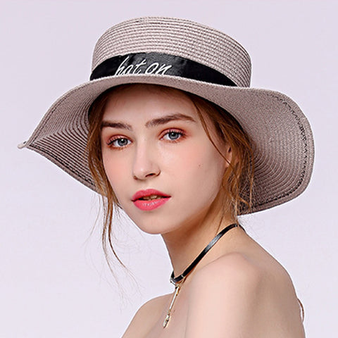 Image of Foldable Beach Fedoras Sun Hat - Itopfox