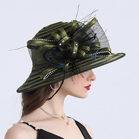 Image of Women's Wide Brim Church Hat